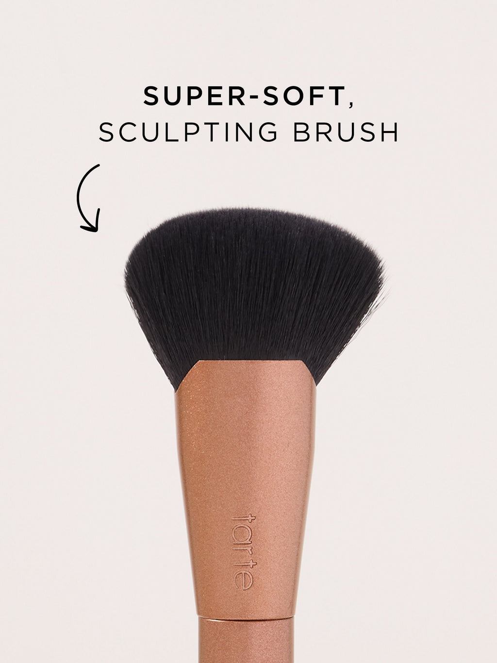 buff & bronze face brush