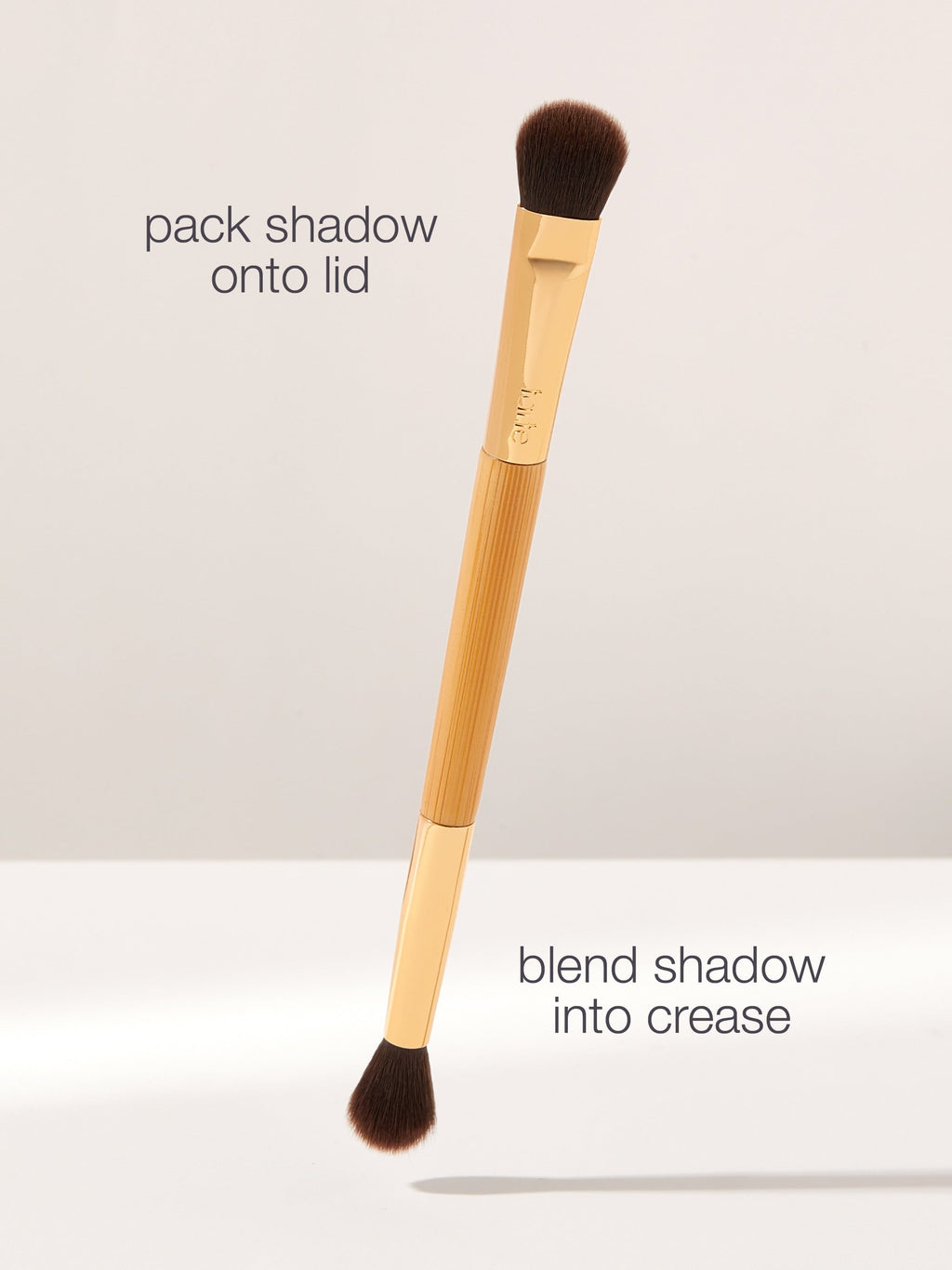 double-ended shader & blending eyeshadow brush