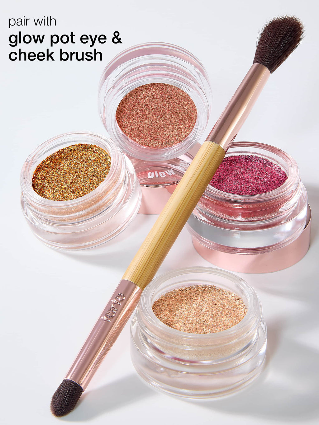glow pot eyeshadow & brush