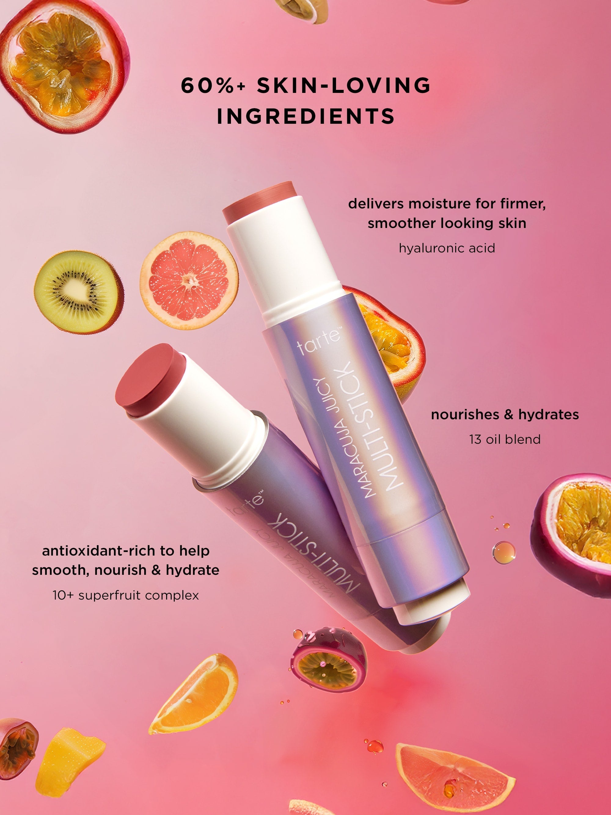 maracuja multi-stick cream blush stick & lip tint