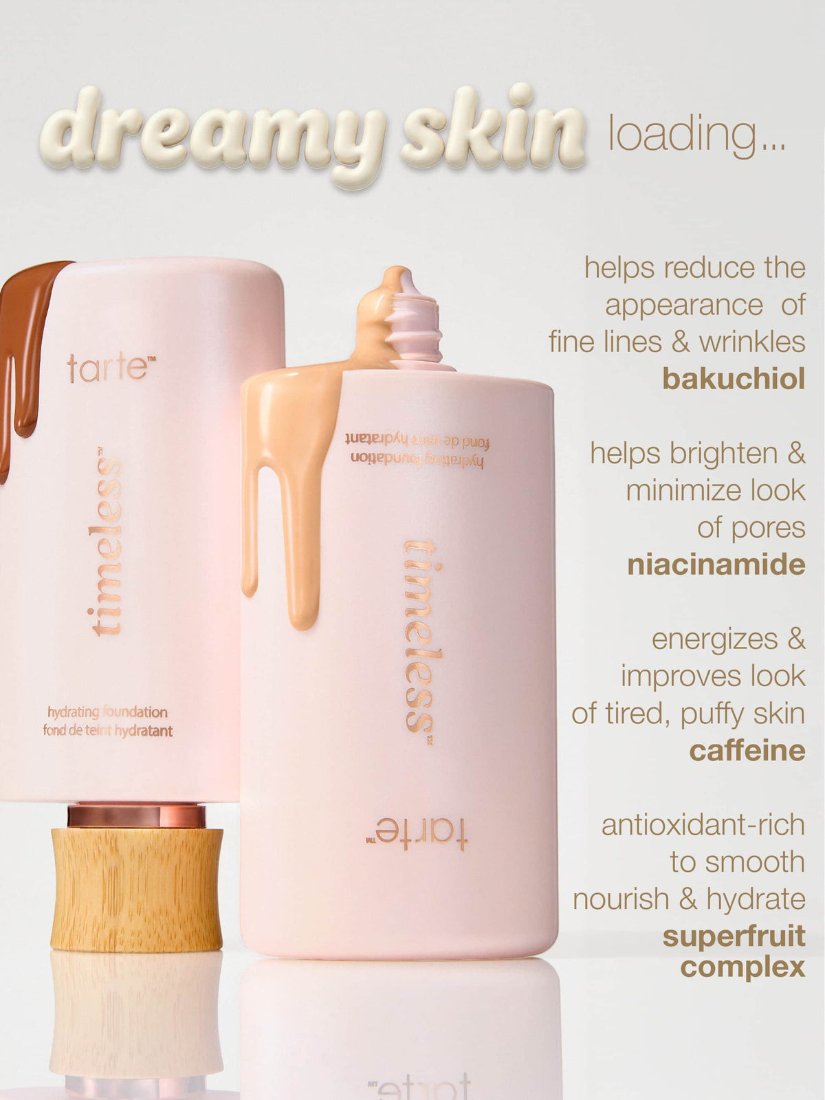 timeless hydrating foundation & brush duo