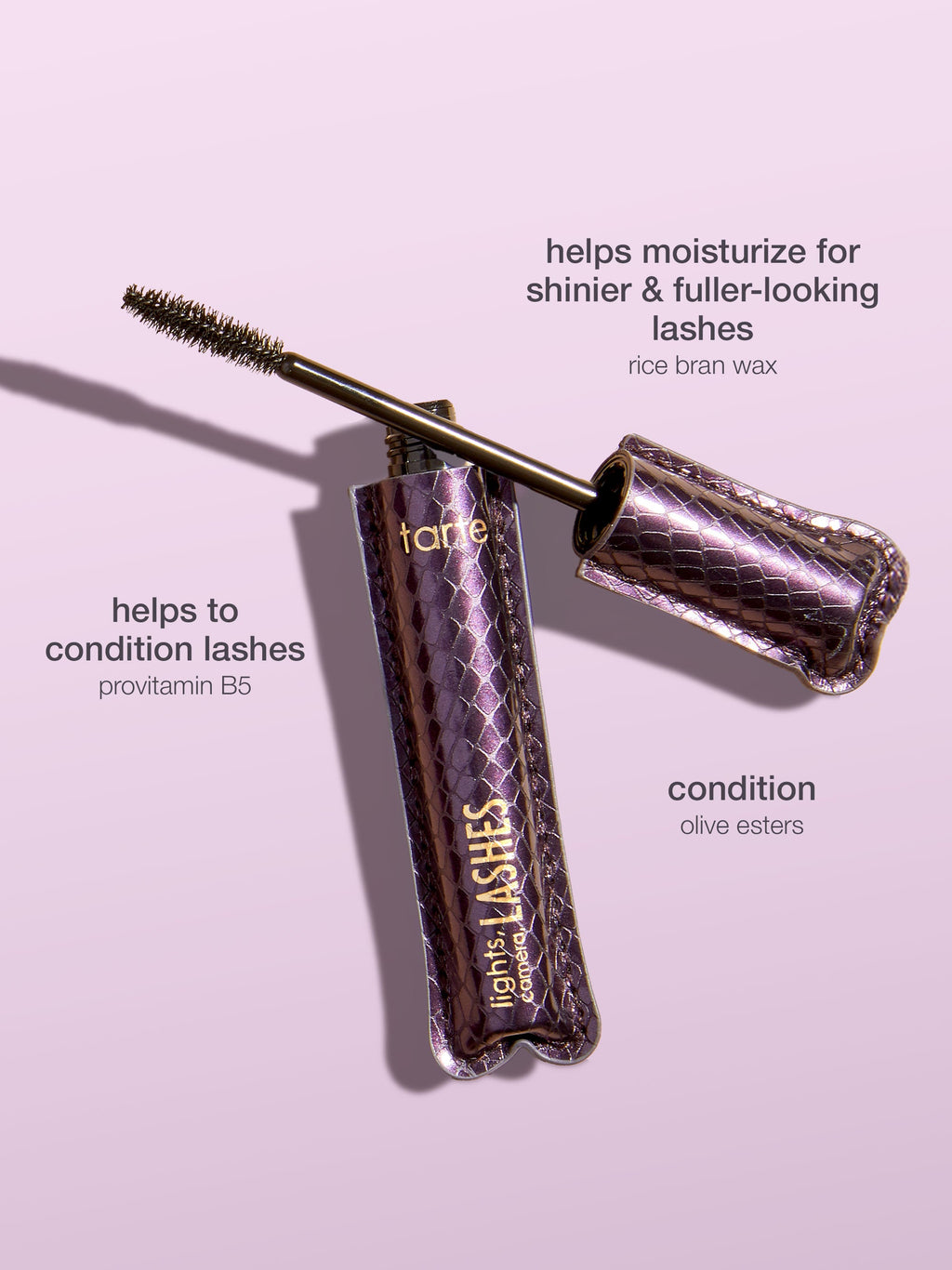 travel-size lights. camera. lashes™ 4-in-1 mascara