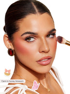 double-ended cream & powder cheek brush