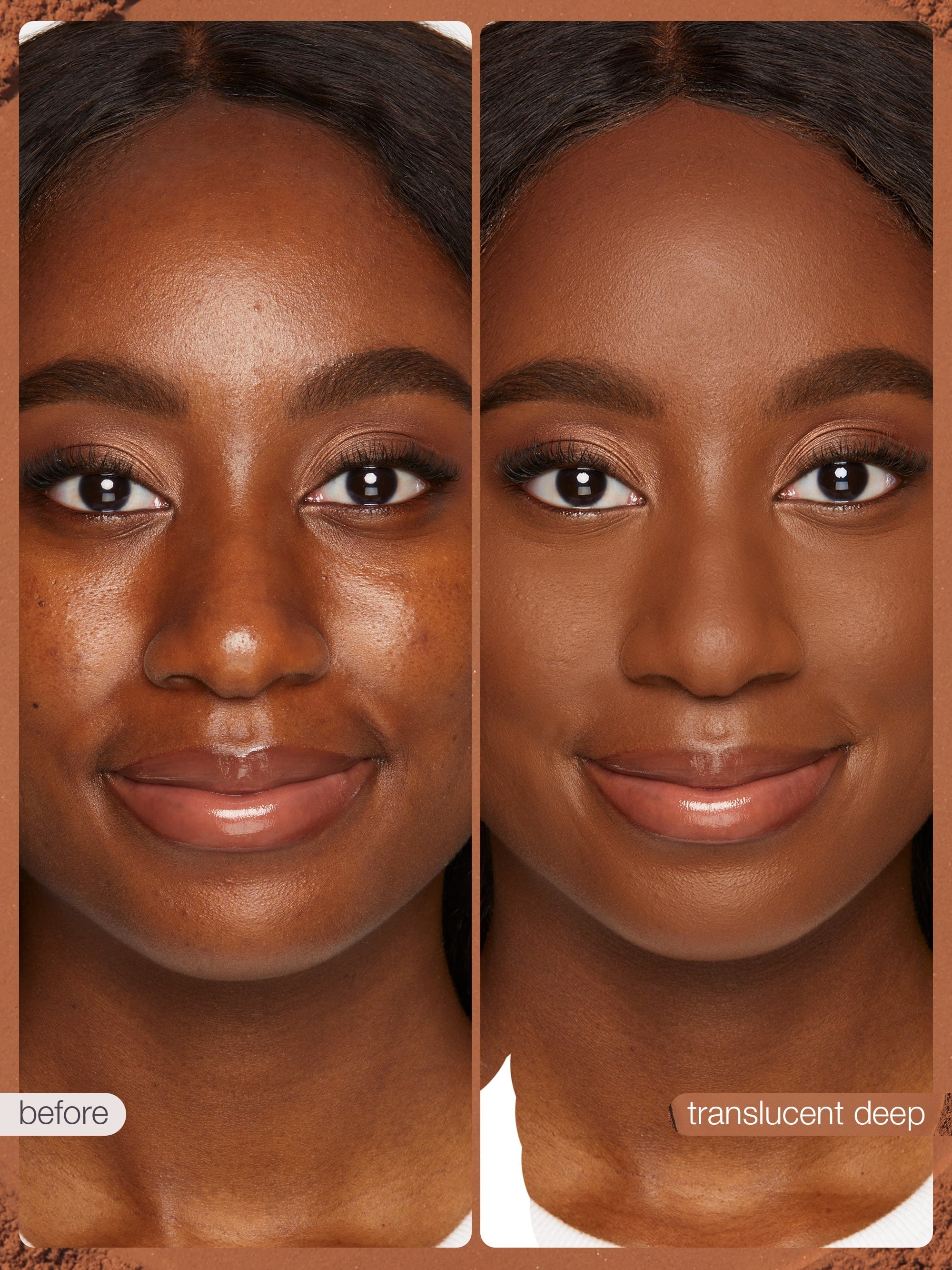 travel-size creaseless setting & brightening powder